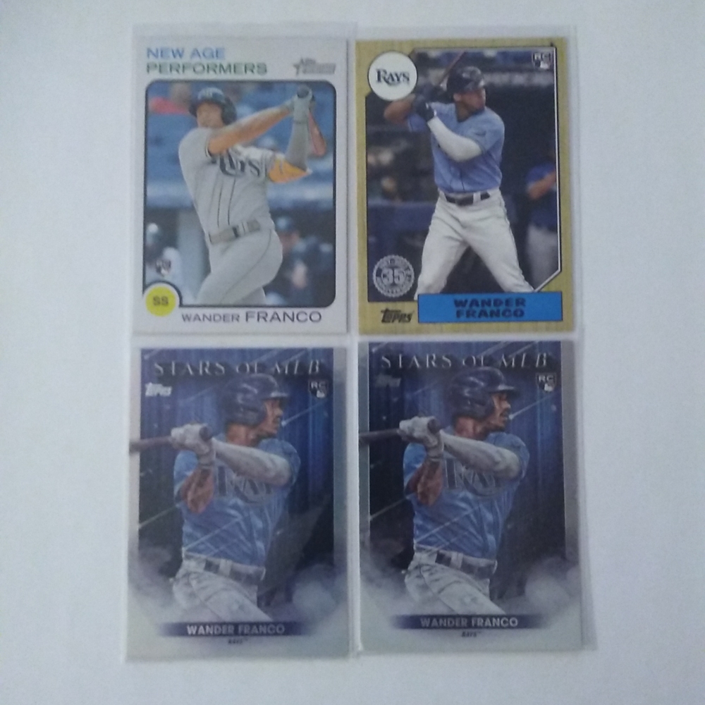Wander Franco 4 Card LOT